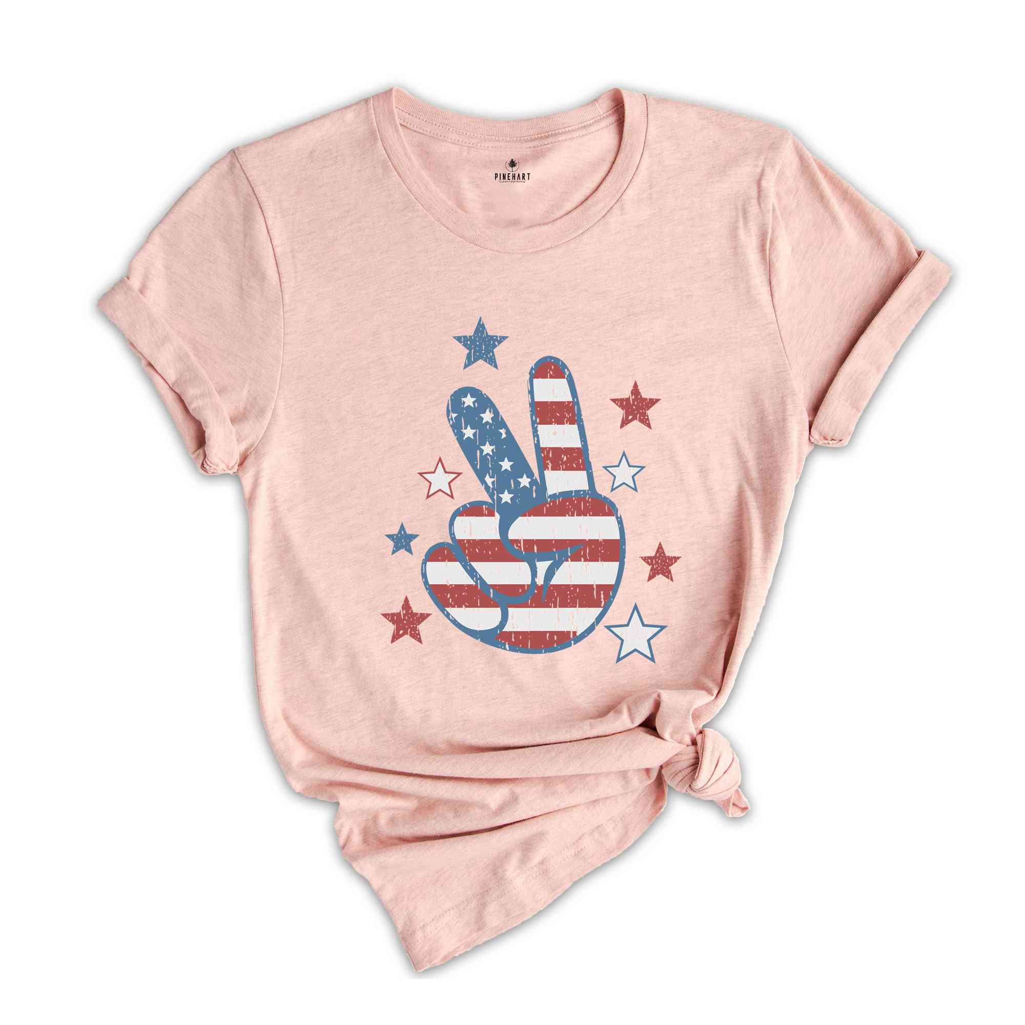 America Peace Sign Shirt, America Peace Shirt, Patriotic Shirt, Republican Shirt, USA Flag Shirt, 4th Of July Shirt, America Freedom Shirt