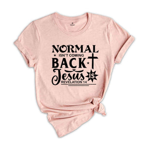 Normal Isn't Coming Back Jesus Shirt, Jesus Shirt, Christian T-shirts, Religious Shirt, Prayer Shirt