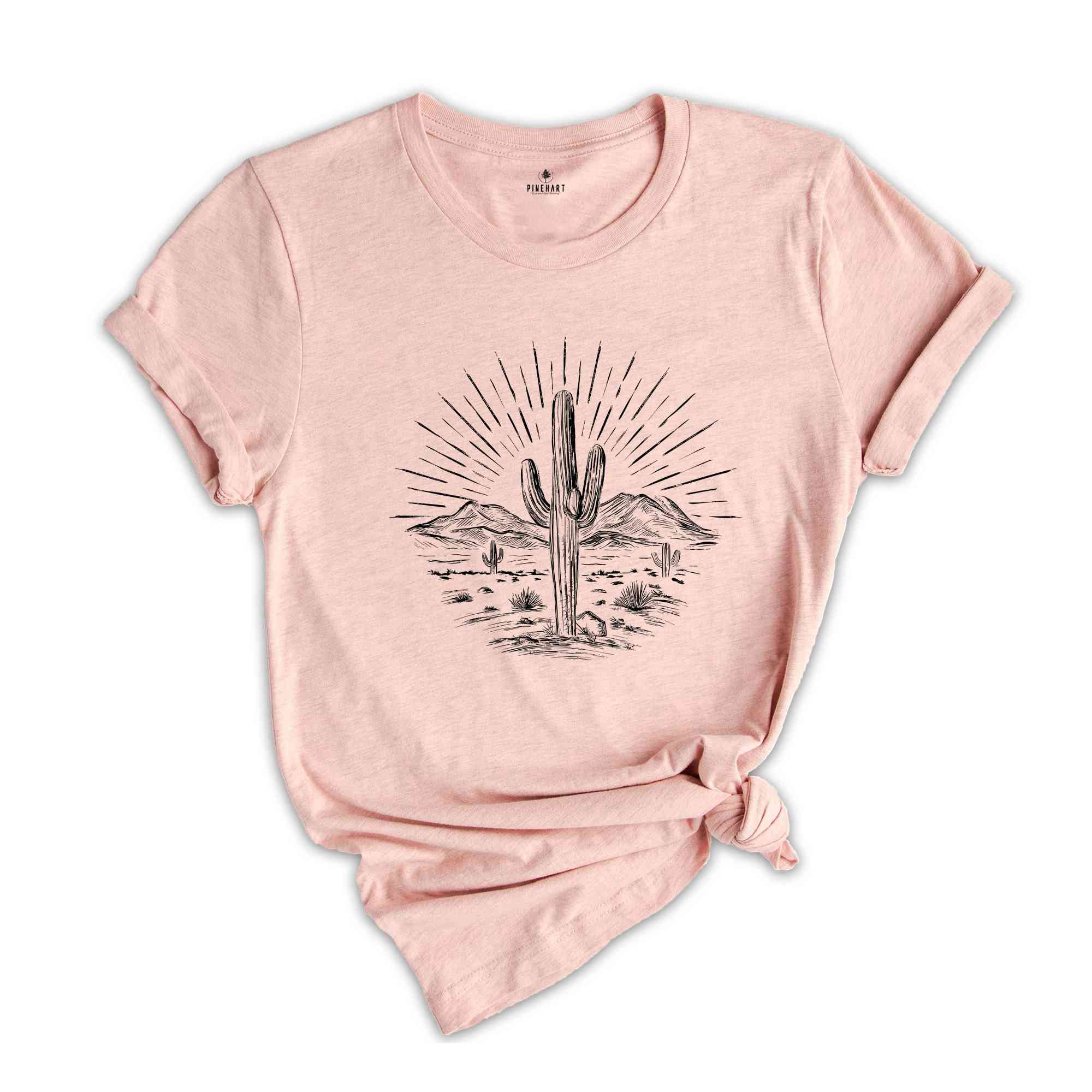 Cactus T-Shirt, Desert Life Shirt, Camping Shirt, Desert Life Lovers, Desert Landscape Tee, Country Shirt