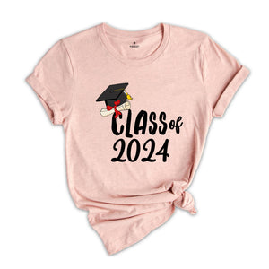 Class of 2024 T-shirt, Graduation 2024 Shirt, Grad Of 2024 Matching Gift, Back To School Shirt, High School Tee