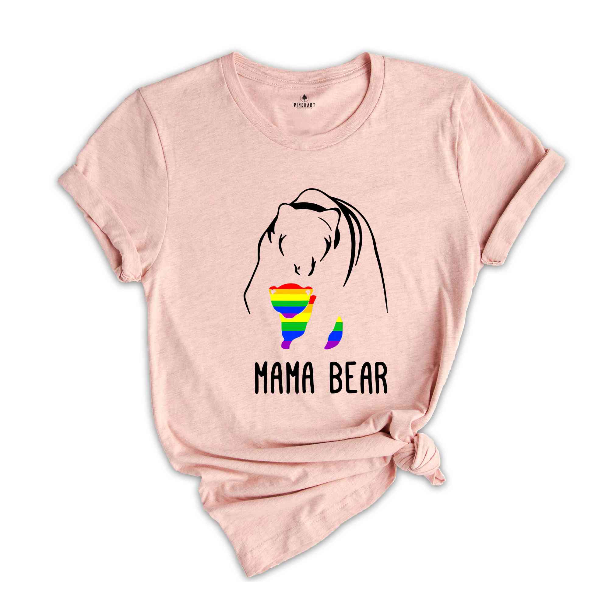 LGBT Mama Bear Shirt, LGBT Support Shirt, Pride Parade Shirt, Pride Family Shirt, Proud Mom Shirt, Human Rights Shirt, Equality Shirt