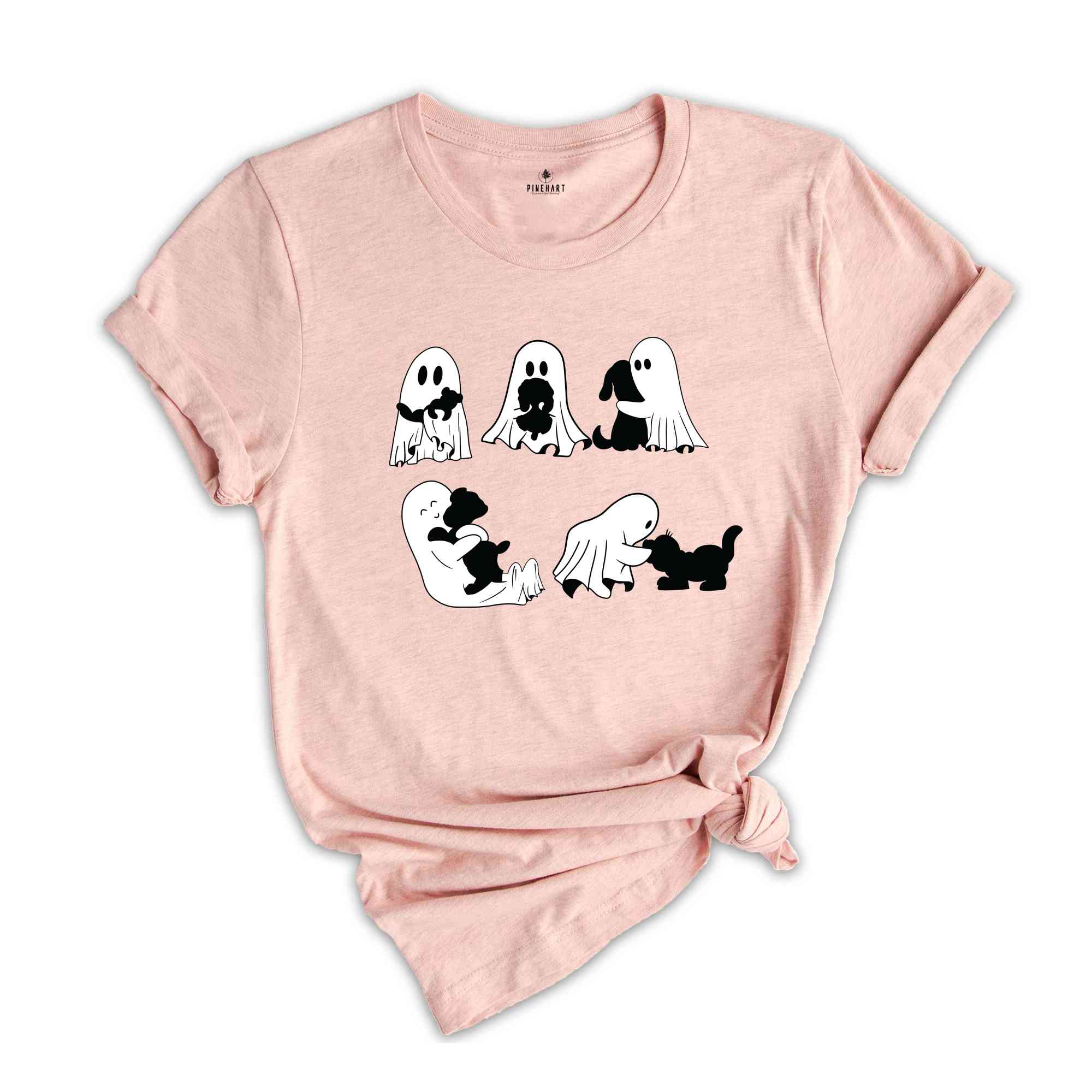 Ghost Dog Shirt, Dog Ghost Shirt, Cute Dog Lovers Shirt, Retro Ghost Halloween Shirt, Halloween Dog Shirt, Spooky Season Shirt, Ghost Shirt