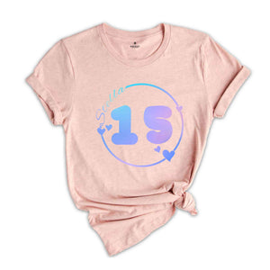 Personalized Birthday Shirt, Custom Name Birthday Shirt, Personalized Age Birthday Shirt, Birthday Gift, Matching Birthday Shirt