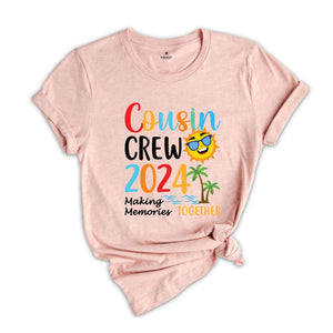 Cousin Crew 2024 T-Shirt, Summer Vacation Tee, Family Matching Shirts, Cousin Matching Shirts, Cousin Vacation Shirts