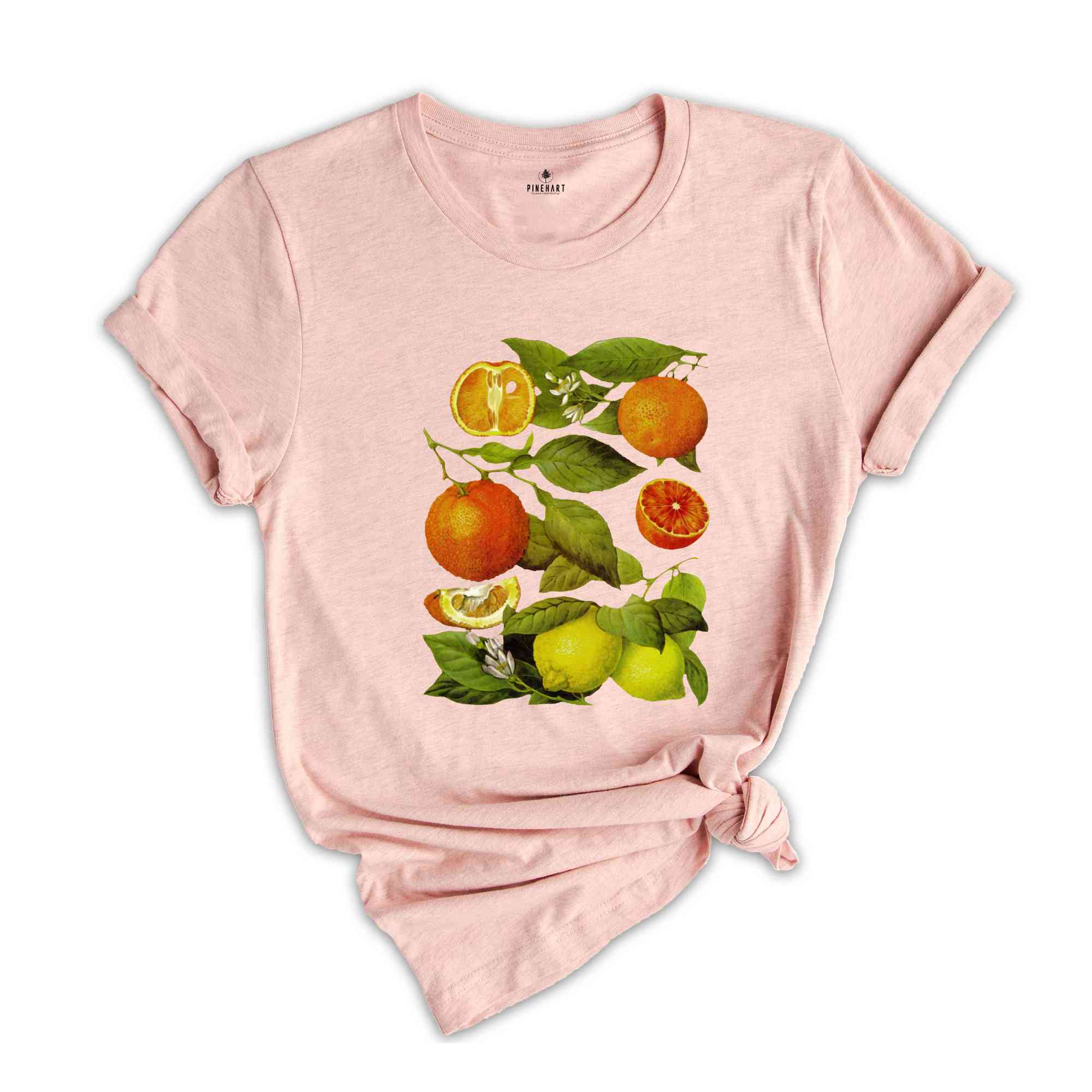 Vintage Fruit Shirt, Orange Shirt, Aesthetic Fruit T-shirt, Gift For Women Shirt, Fun Summer T-shirt