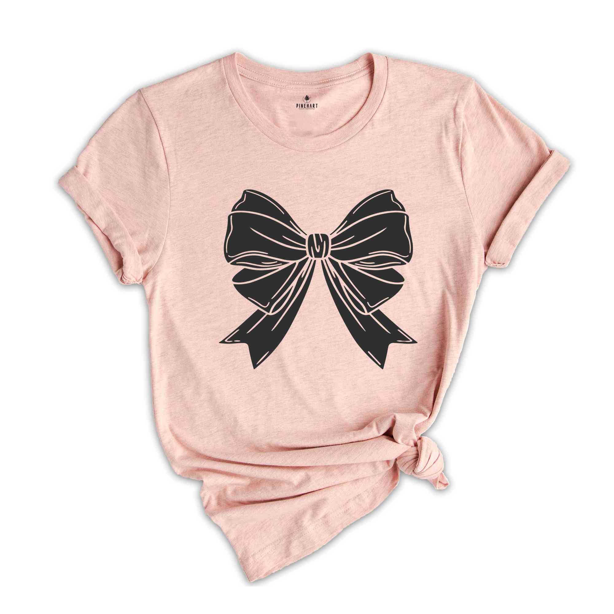 Coquette Big Bow Shirt, Mothers Day Gift, Bow Shirt, Coquette Gift, Bow Birthday Gift, Coquette Shirt, Vintage Bow Shirt, Retro Coquette Tee