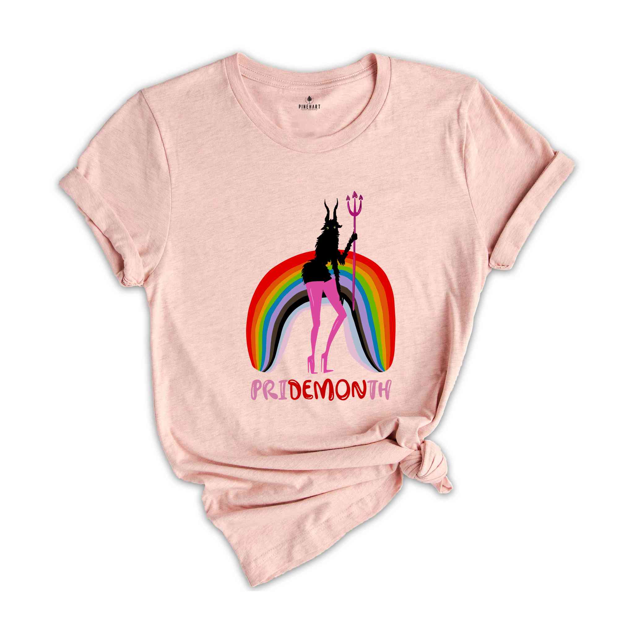 Pridemonth Shirt, Demon Shirt, LGBT Shirt, Pride Month Shirt, Rainbow Pride Shirt, Love Is Love Shirt