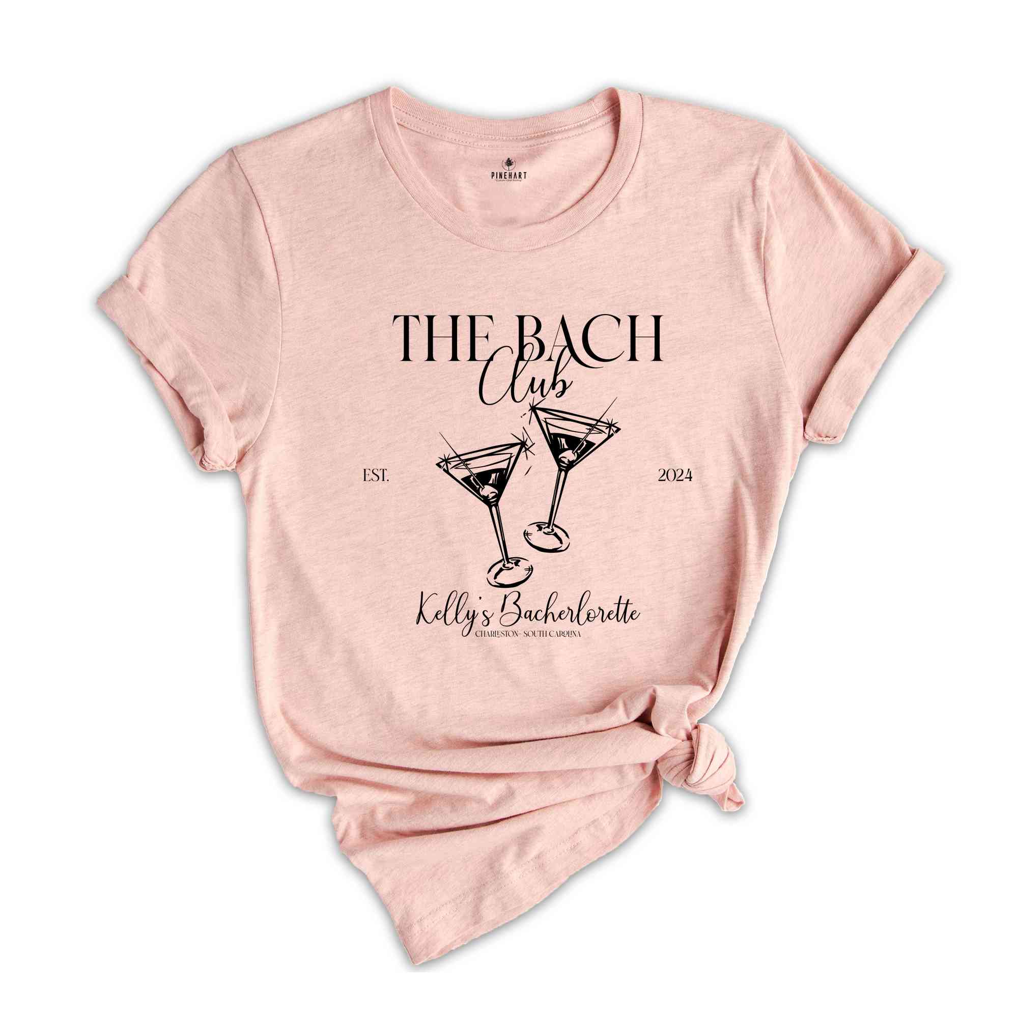 Custom Location Bachelorette Shirt, Personalized The Bach Shirt, The Bach Club Shirt, Bridesmaid Shirt, Future Bride Shirt