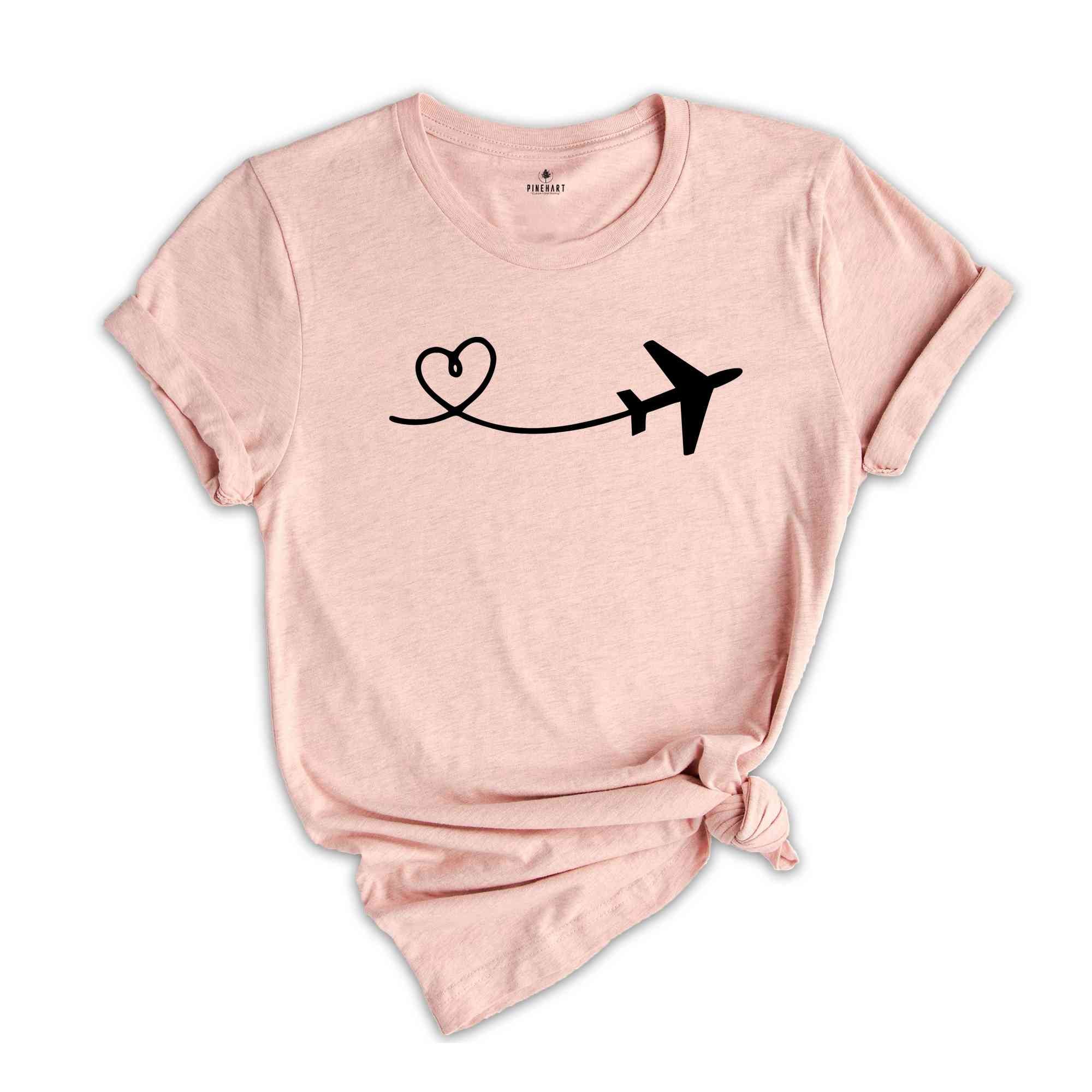 Wanderlust Shirt, Airplane Traveler Shirts, Vacation Lover Shirt, Pilot Shirts, Flight Attendant Shirt, Vacation Mode