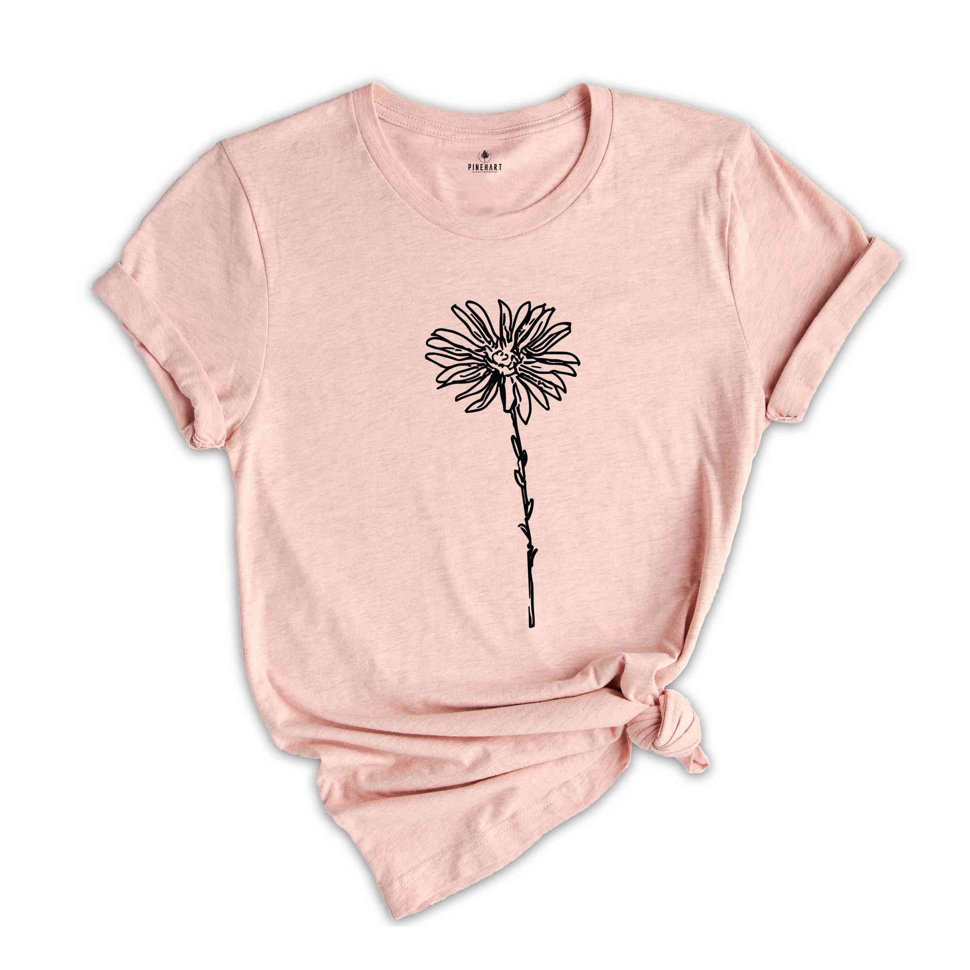 Aster Flower Shirt, September Flower Shirt, September Birthday Shirt, Birthday Shirt, Birth Month Flower Shirt, Flower Shirt