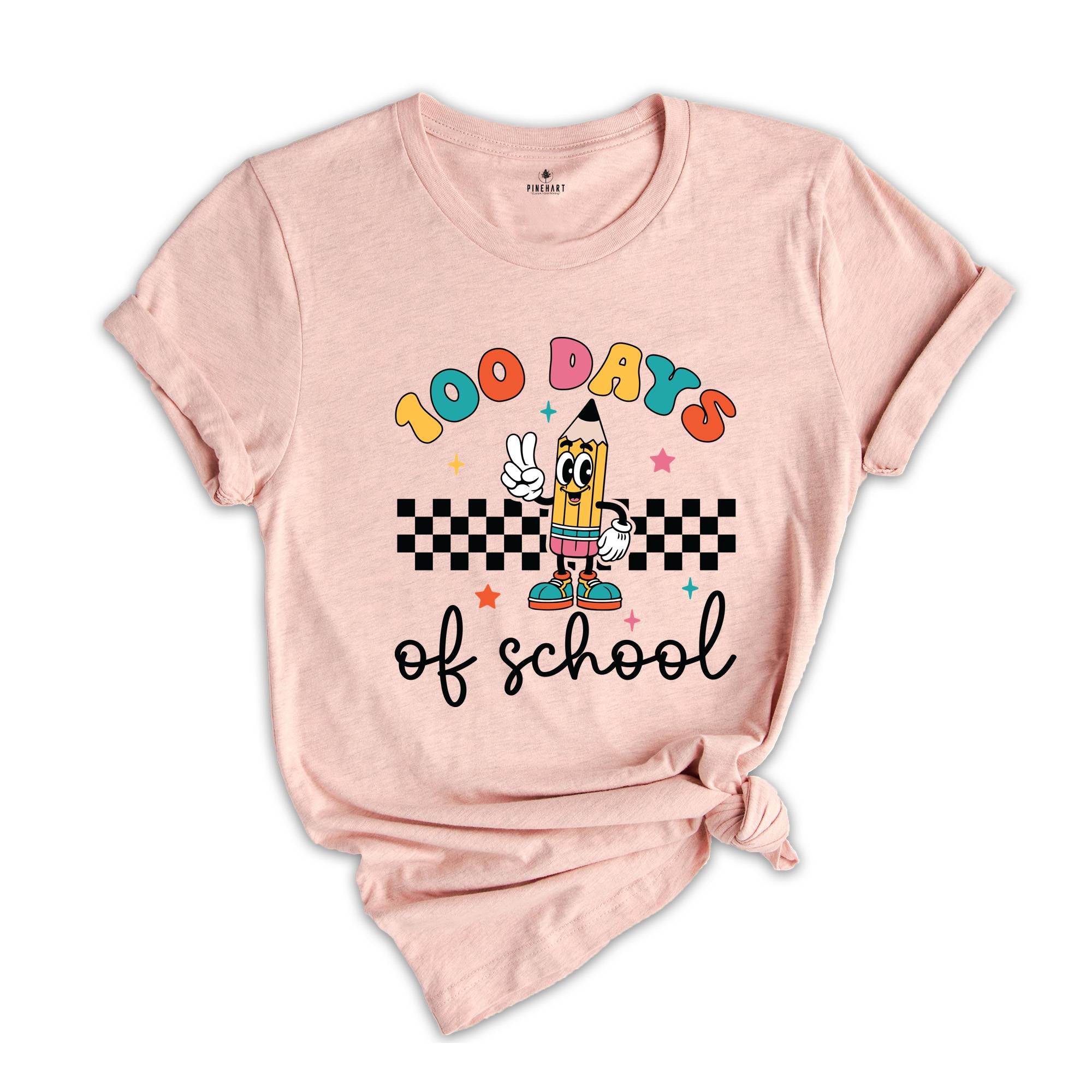 100 Days Of School Shirt, 100 Days Shirt, Happy 100th Day Of School Shirt, Student Shirt, Back To School Shirt, Teacher Shirt, Teacher Gift