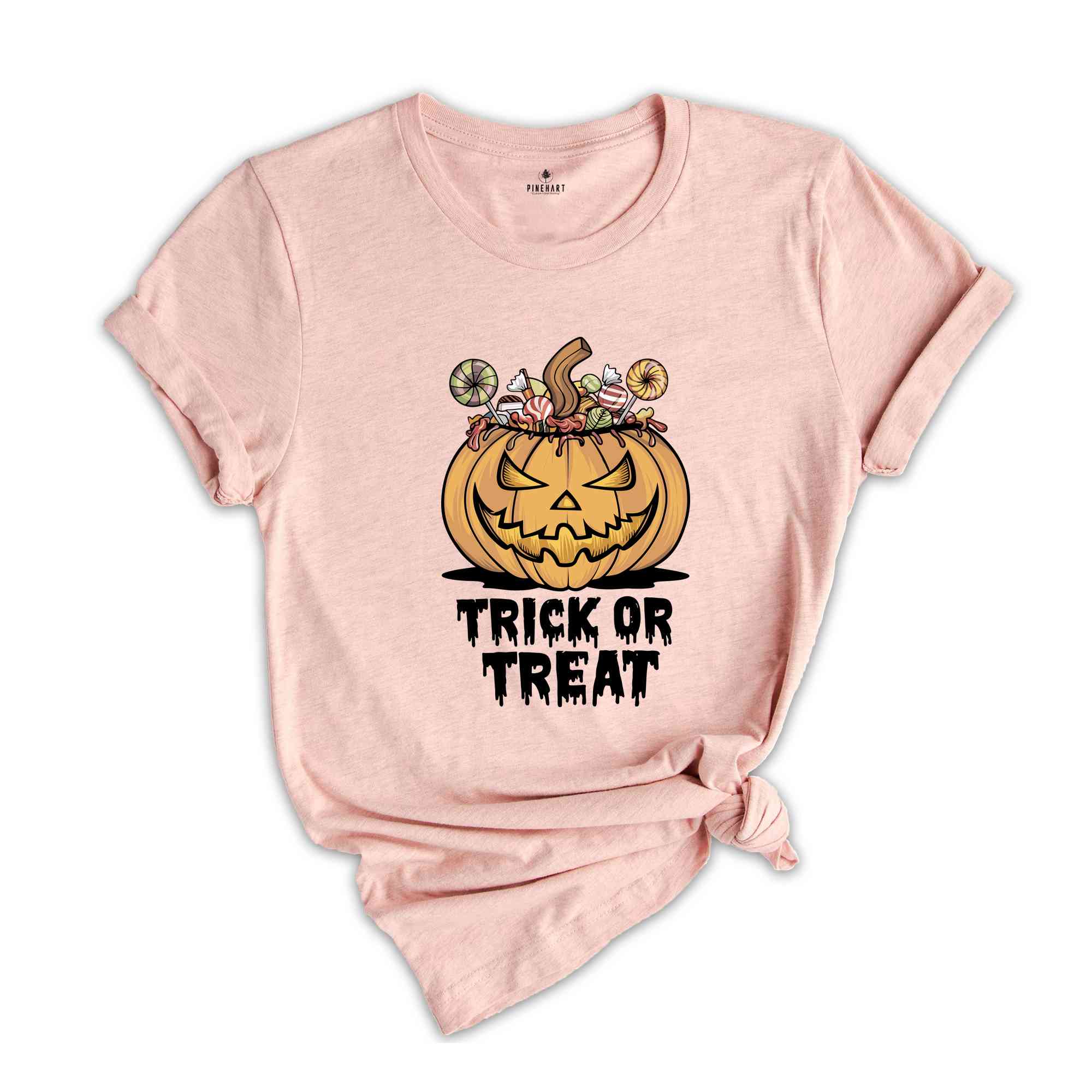 Trick or Treat Shirt, Funny Halloween Shirt, Fall Season Shirt, Cute Halloween Shirt, Girls Halloween Shirt, Spooky Pumpkin Shirt