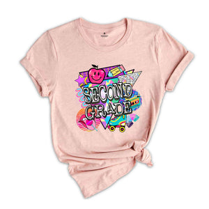 Second Grade Shirt, 2nd Grade Back To School, First Day of School, Matching Tee, Gift for Girls, Back To School Shirt