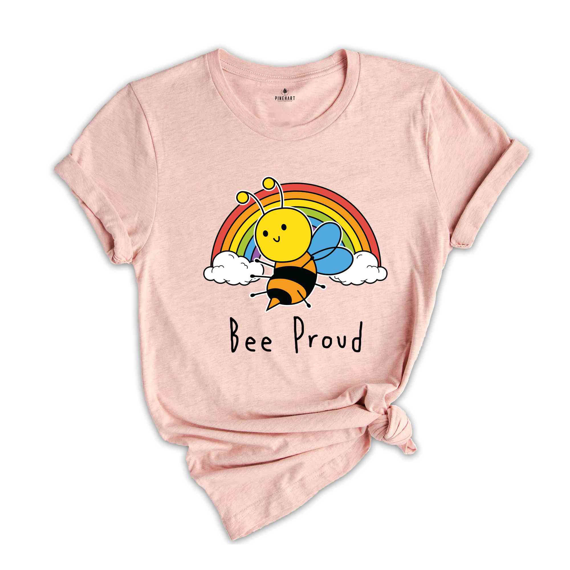 Bee Proud Shirt, Funny LGBT Shirt, LGBTQ Pride Shirt, Animal Lover Shirt, Cute LGBT Shirt, LGBT Support Shirt, Pride Rainbow Shirt