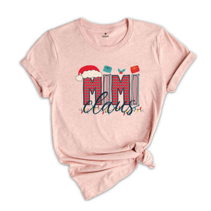 Mimi Claus Shirt, Grandma Christmas Shirt, Grandma Shirt, Christmas Gift For Grandma, New Mimi Christmas Sweatshirt