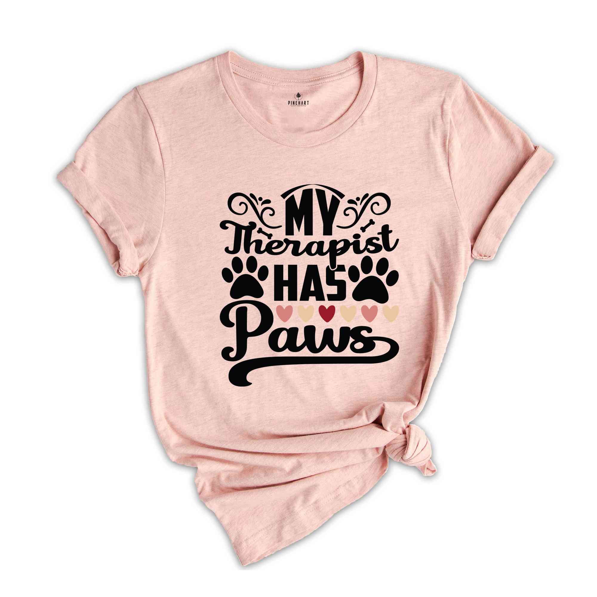 My Therapist Has Paws Shirt, Pet Owner Gifts, Gift for Her, Occupational Therapy Gifts, Animal Therapist Shirt, Dog Lover Shirt