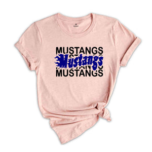 Team Mascot Shirt, Mustangs Team Shirt, Mustangs Team Spirit, Mustangs Fan Shirt, Mustangs School Shirt, Mustangs School Spirit