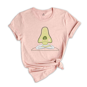 Cute Yoga Shirts, Yoga Gifts, Custom Yoga Shirt, Pocket Tees, Avocado Yoga T-Shirt, Gifts for Her, Avocado Graphic Tees, Shirts for Women