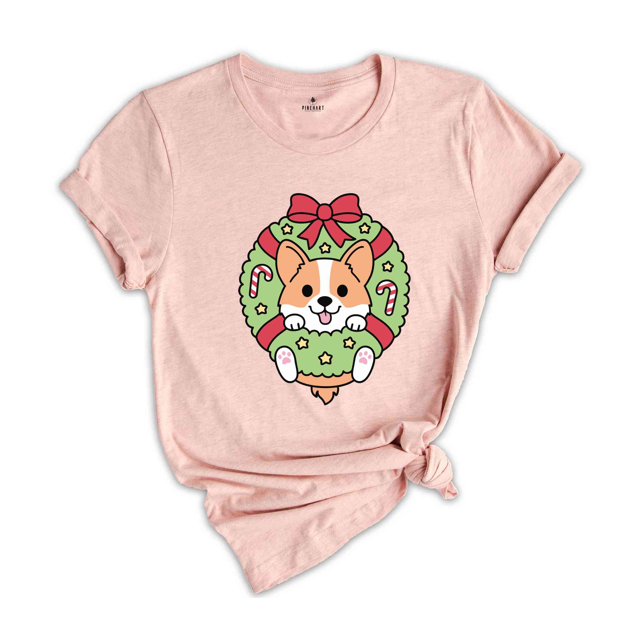 Christmas Corgi Shirt, Christmas Shirt, Christmas Corgi Gift, Christmas Puppy Tee, Santa Gift, Xmas Party Tee, Cute Corgi Shirt