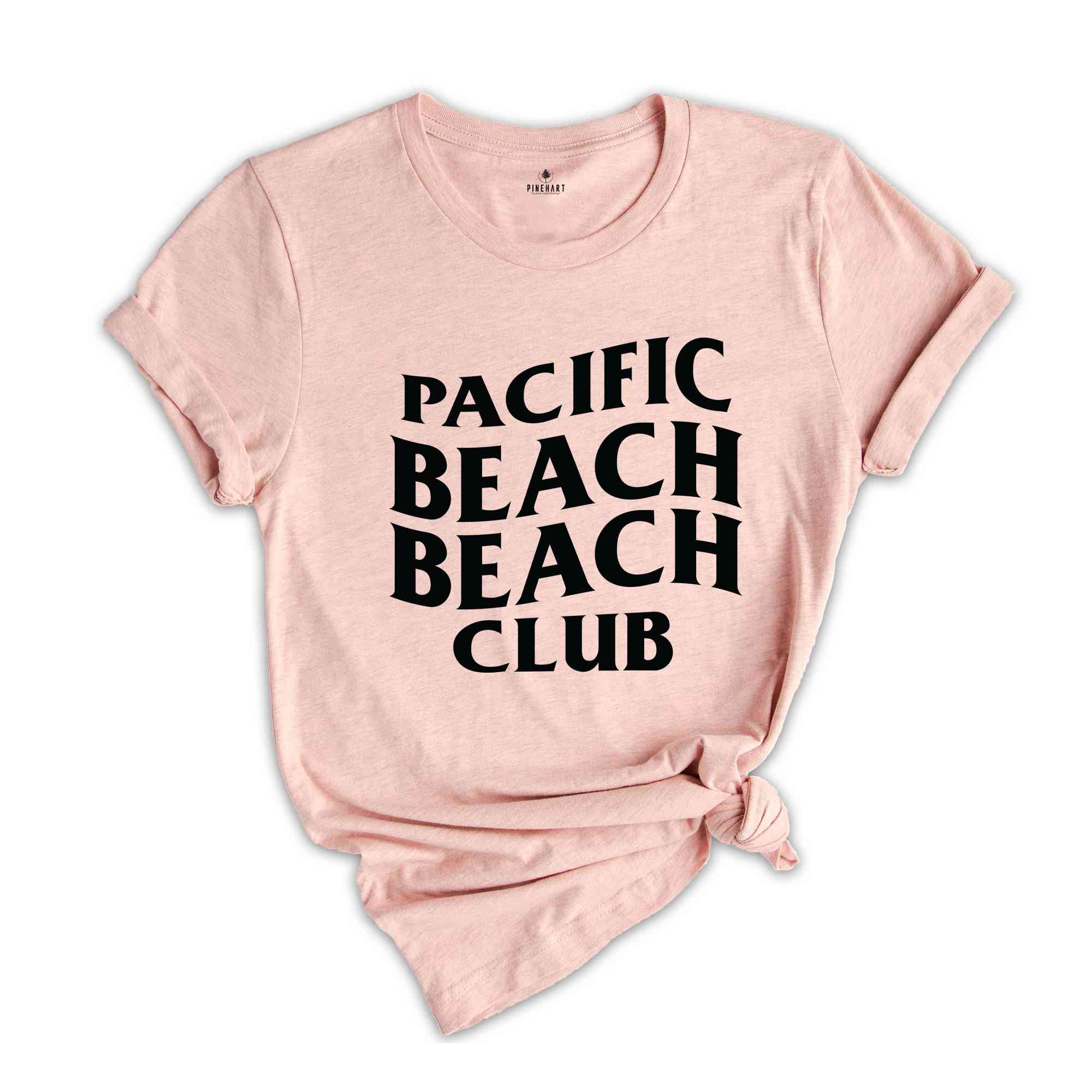 Pacific Beach Beach Club Shirt, Bachelorette Shirt, Bach Trip shirt, Bride Party Gift, Luxury Bach, Pacific Beach Trip, Girls Trip Shirt