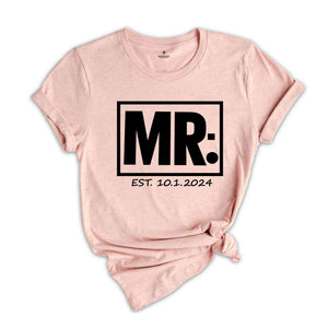 Custom Mr And Mrs Shirt, Just Married Shirt, Honeymoon Shirt, Wedding Shirt, Wife And Hubs Shirts, Just Married Shirts, Couples Shirts