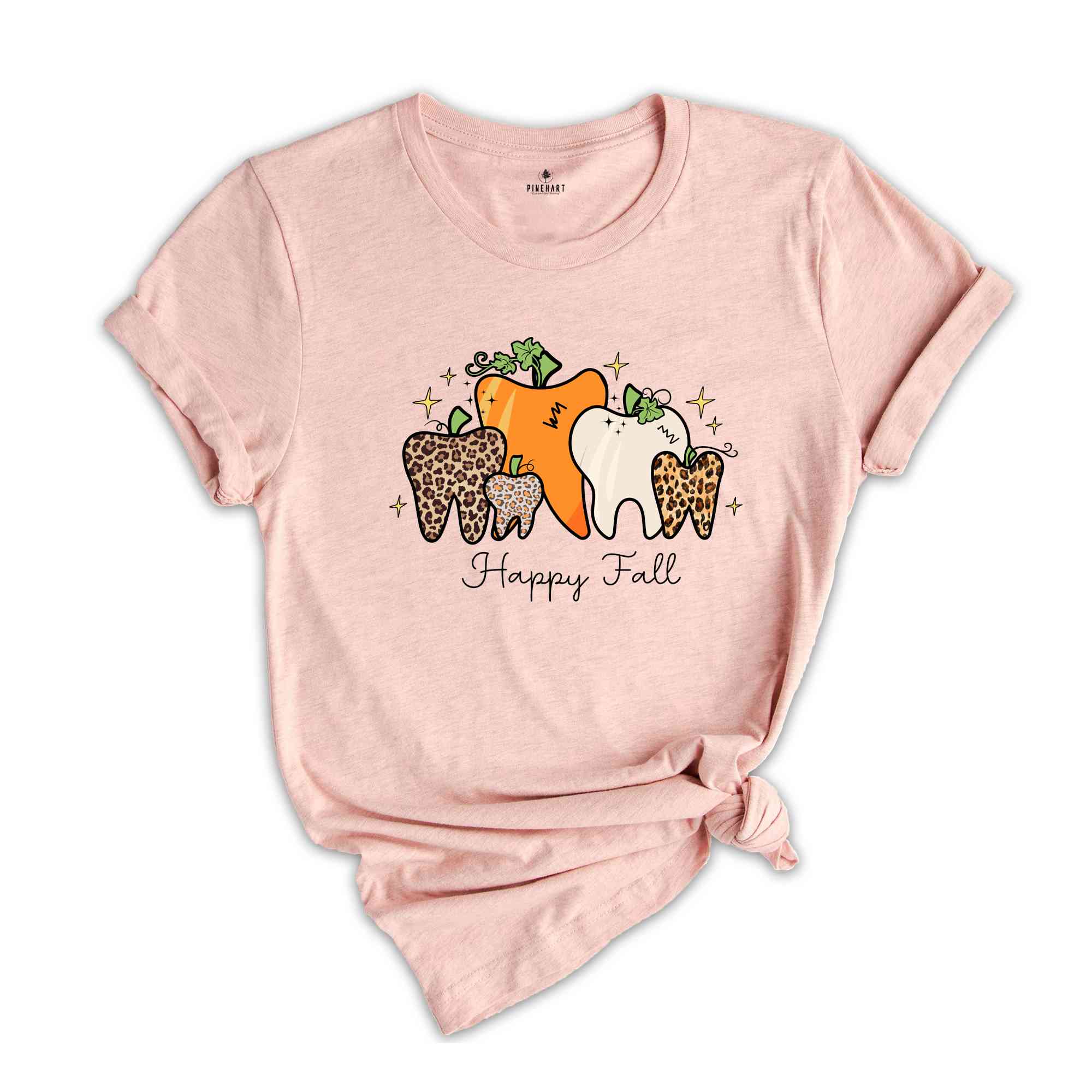 Happy Fall Dentist Shirt, Fall Shirt, Dentist Thanksgiving T-Shirt, Pumpkin Teeth Shirt, Dental Halloween Shirts, Trick Or Teeth Tee