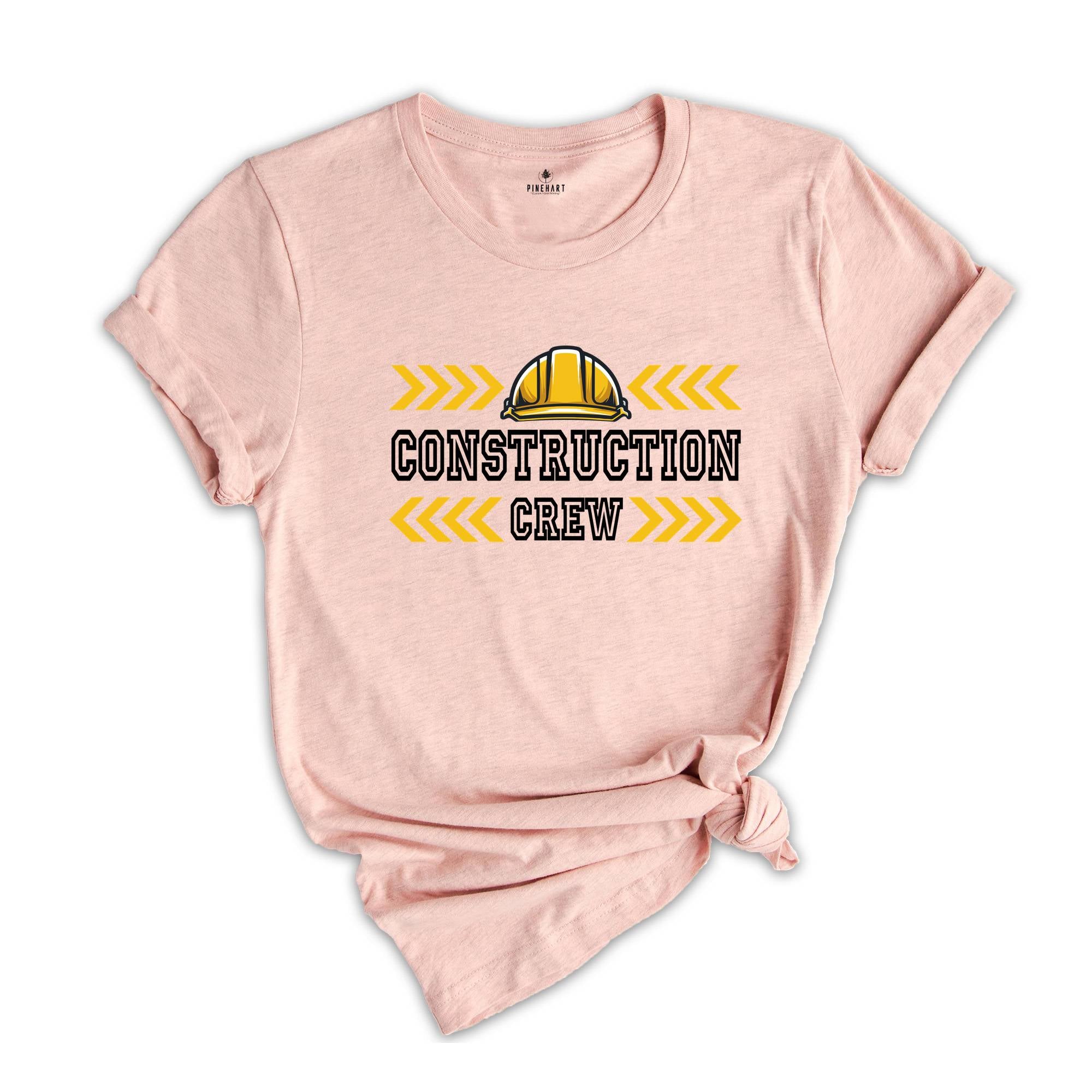 Construction Crew T Shirt, Construction Matching Shirt, T shirts for Contractor, Contractor Tees, Construction Gift, Builder T Shirt