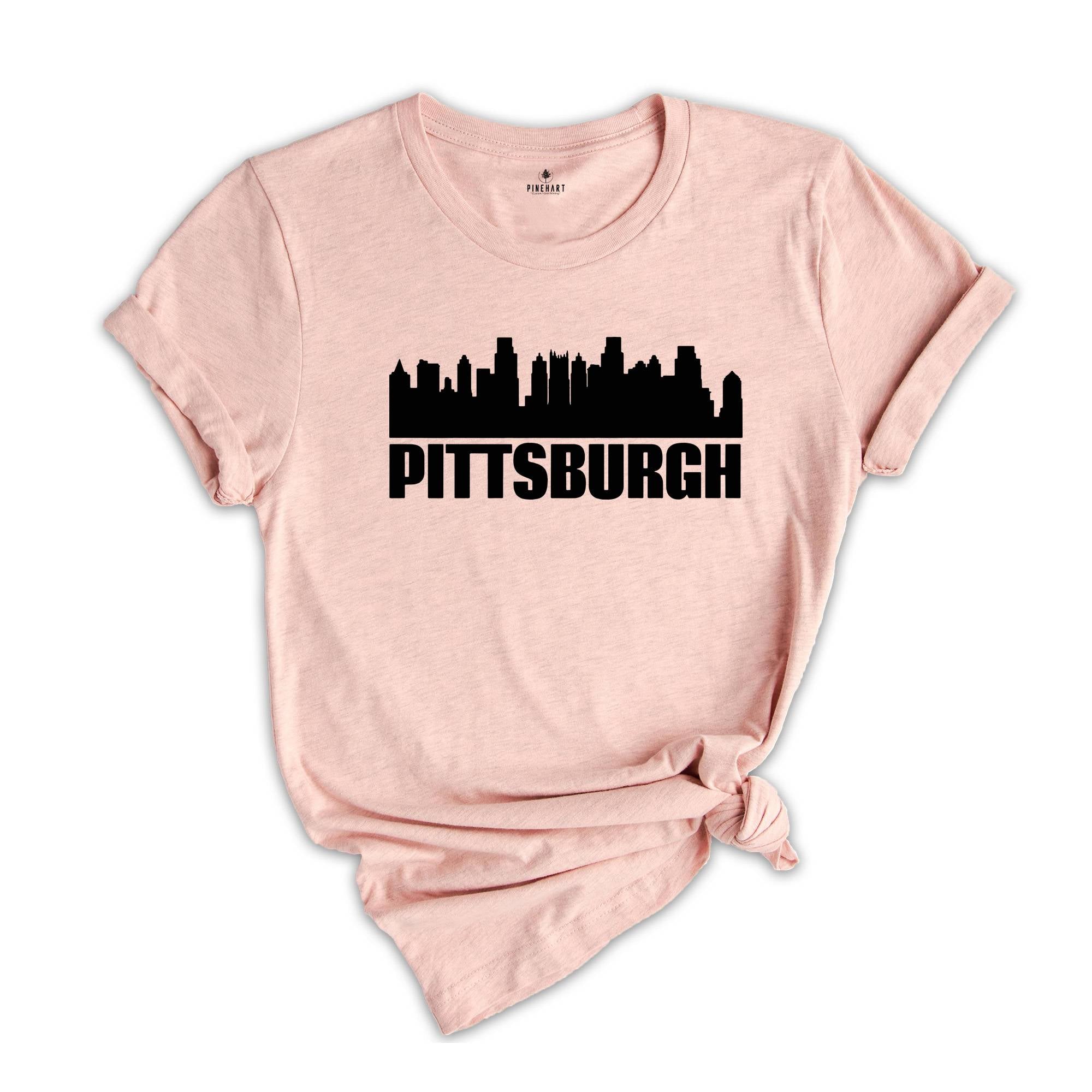 Pittsburgh Skyline Shirt, Pittsburgh Home Tee, Pittsburgh Gift, Pittsburgh Trip Shirt, Pittsburgh Sweatshirt, Pittsburgh T-shirt