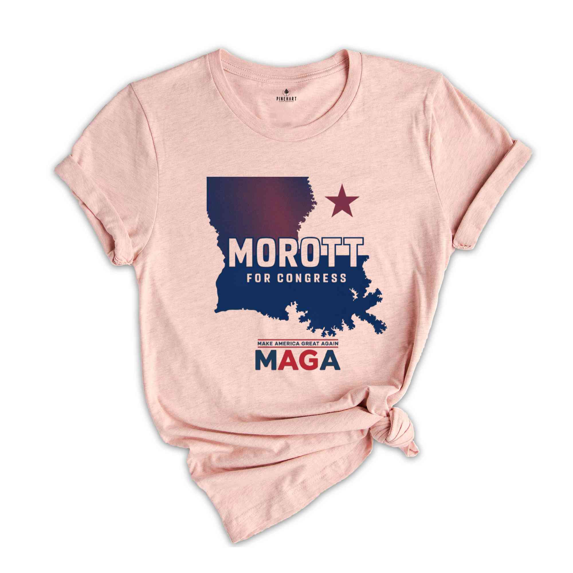 Morott for Congress Shirt, Louisiana Election Tee, Political Campaign Merchandise, Election Day Apparel, Vote Morott Campaign T-Shirt