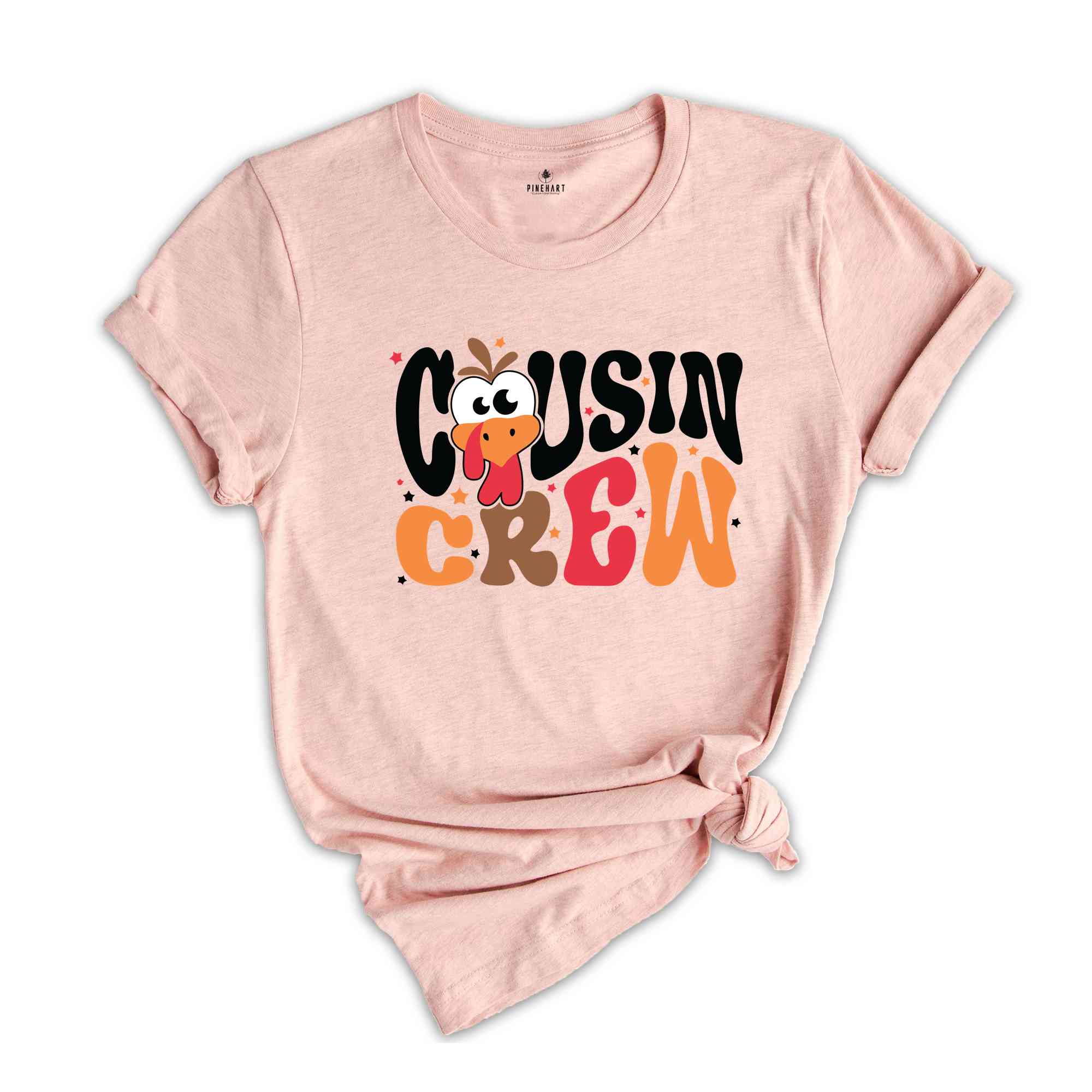 Cousin Crew Thanksgiving T-Shirt, Matching Thanksgiving Shirts, Family Shirts, Autumn Tee, Thanksgiving Dinner Matching Shirts