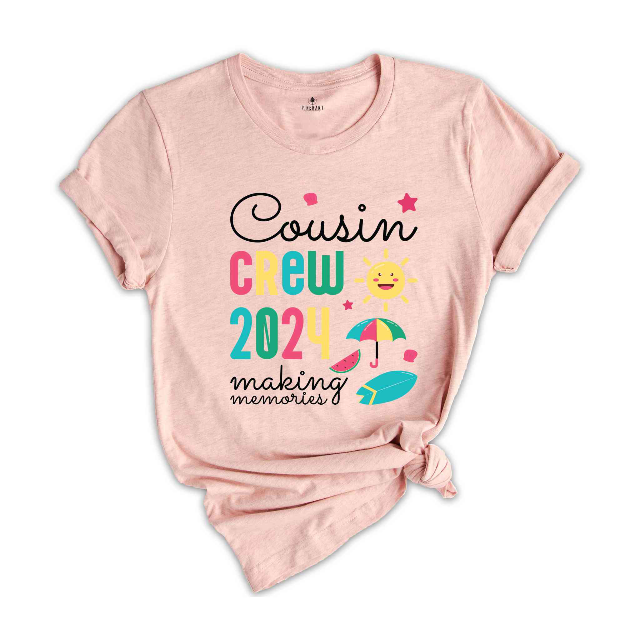 Cousin Crew 2024 Making Memories Shirt, Summer Vacation Beach Shirt, Family Matching Shirt, 2024 Cousin Crew Shirt, Family Vacation Shirt