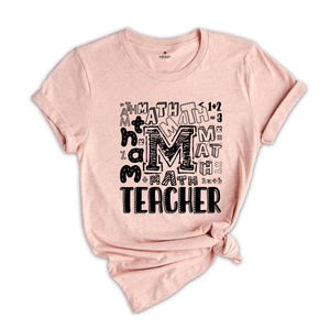 Math Teacher Shirt, Funny Math Teacher Shirt, Math Teacher Gift Tee, Math Teacher T Shirt, Math Teacher Typography Shirt,