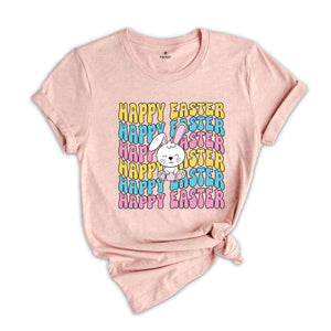 Happy Easter Bunny Shirt, Easter Bunny Shirt, Happy Easter Shirt, Easter Shirt, Cute Easter Shirt, Cute Bunny Shirt, Rabbit Tee