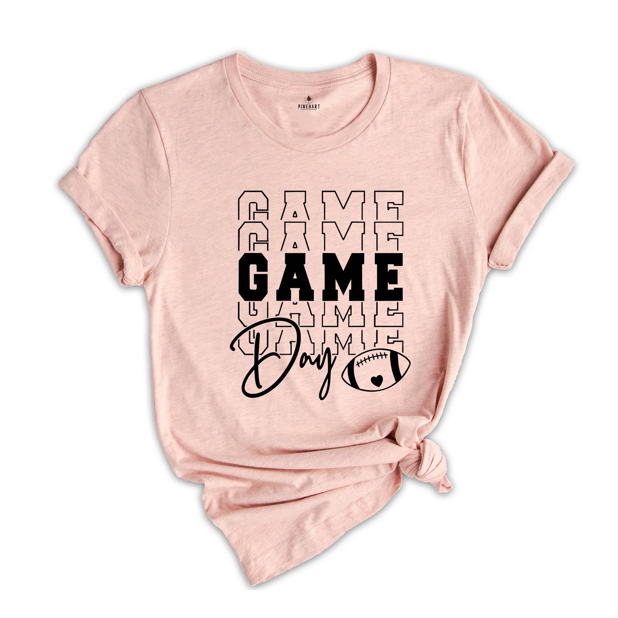 Football Gameday Shirt, Sunday Football, Football Shirt, Football Mom Shirt, Sports Shirt, Cute Football Shirt, Gift For Player