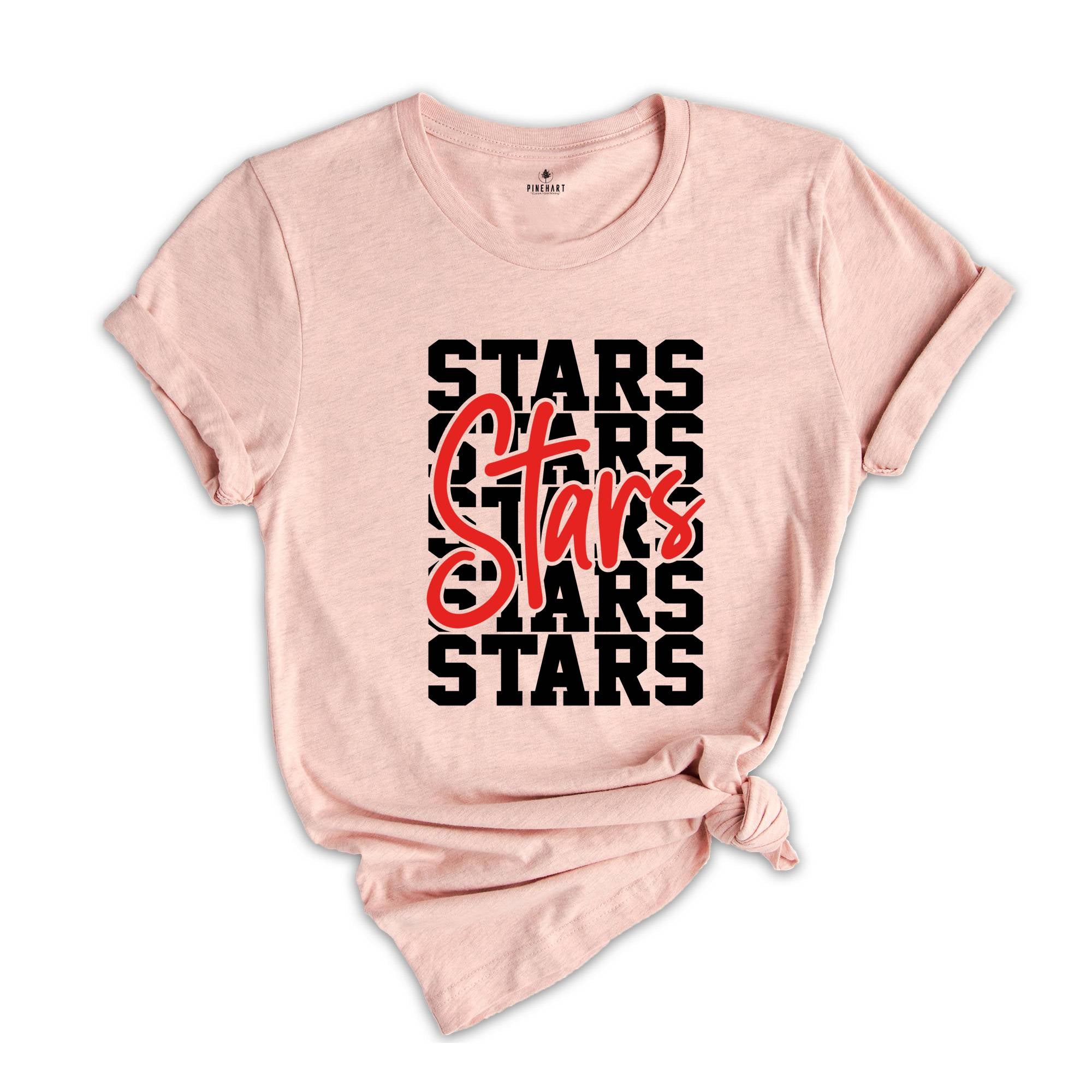 Team Mascot Back to School Shirt, Stars Team Mascot Shirt, Stars Team Spirit Shirt, Stars Fan Shirt, Stars School Shirt