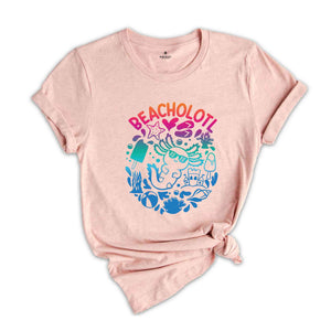 Beacholotl Shirt, Funny Axolotl Shirt, Family Vacation Gift, Holiday Matching Shirt, Cute Summer Tee, Beach Shirt