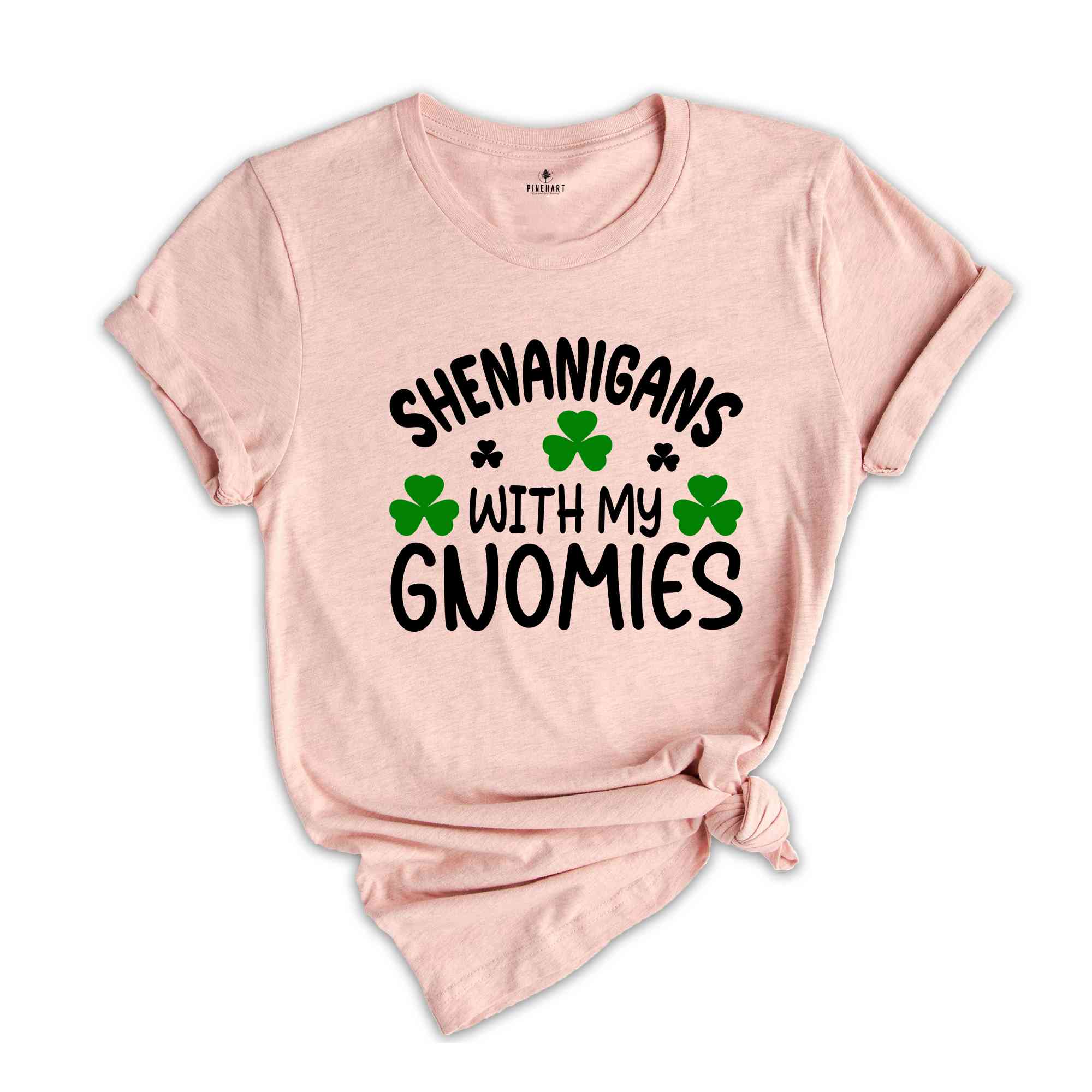 Shenanigans With My Gnomies Shirt, Shamrock Shirt, Gnome Shirt, Friends Shirt, Saint Patricks Day Crew Shirt, Crew Tshirts