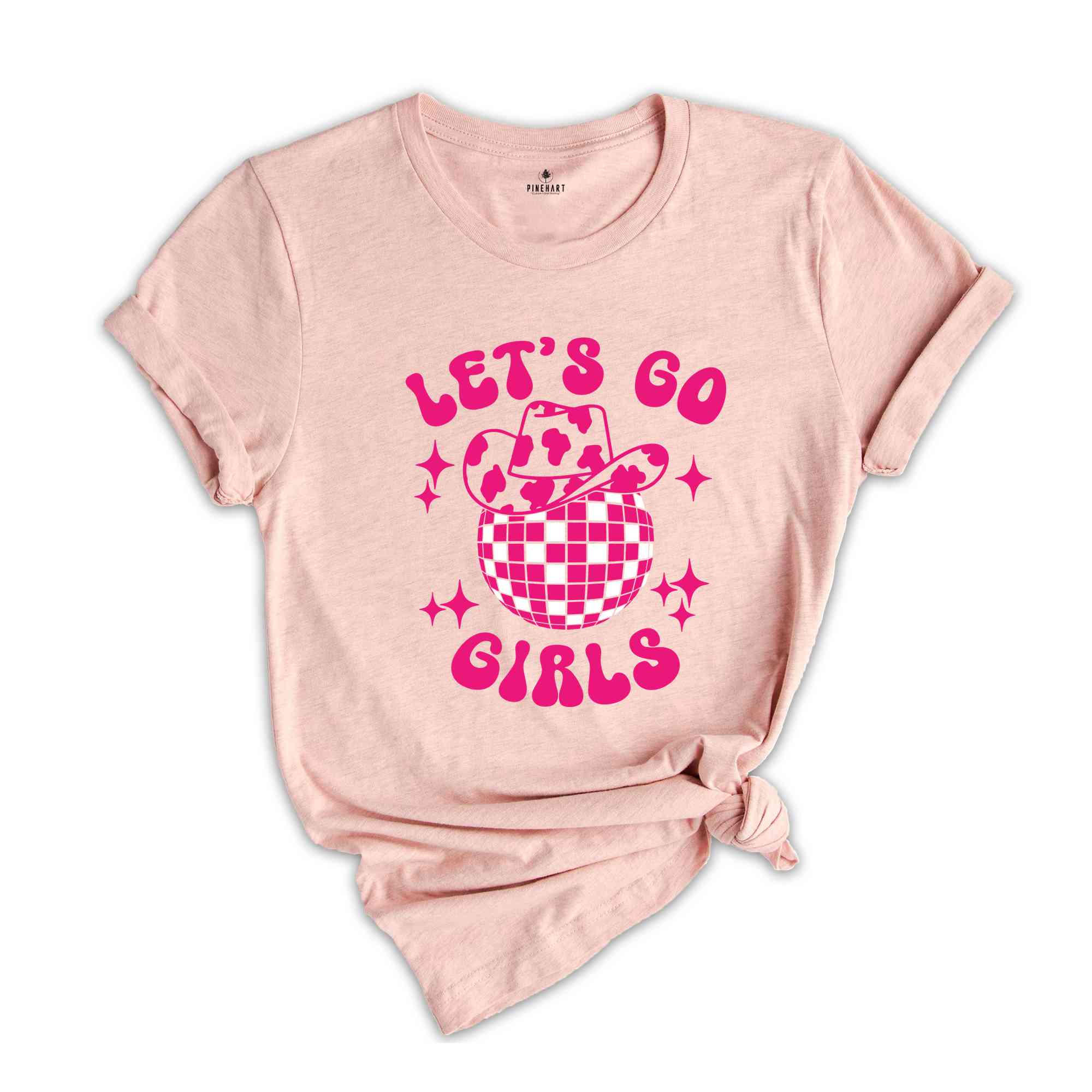 Lets Go Girls T-Shirt, Cowgirl Hat Shirt, Bachelorette Party Matching Shirts, Girls Trip Shirts, Bridesmaids Gifts, Bachelorette Cruise Tee