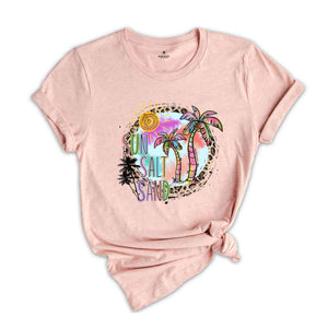 Sun Salt Sand Beach Vibes Shirt, Beach Lover's Shirt, Beach Vibes Shirt, Cute Summer Shirt, Summer Shirt Gift, Summer Trip Shirt