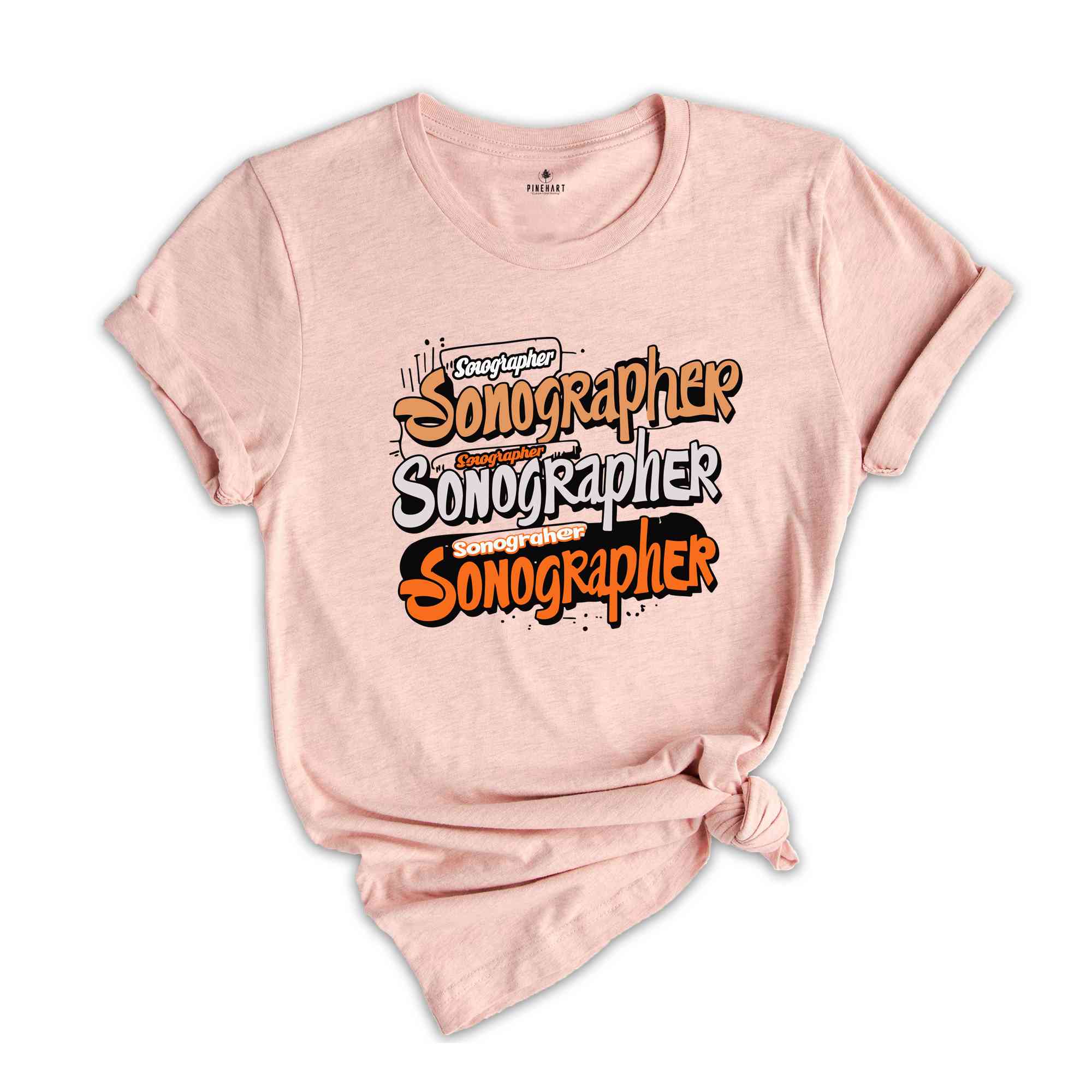 Sonographer T-Shirt, Sonographer Shirt, Birthday Gift for Her, Shirts for Women, Ultrasound Graphic Tees