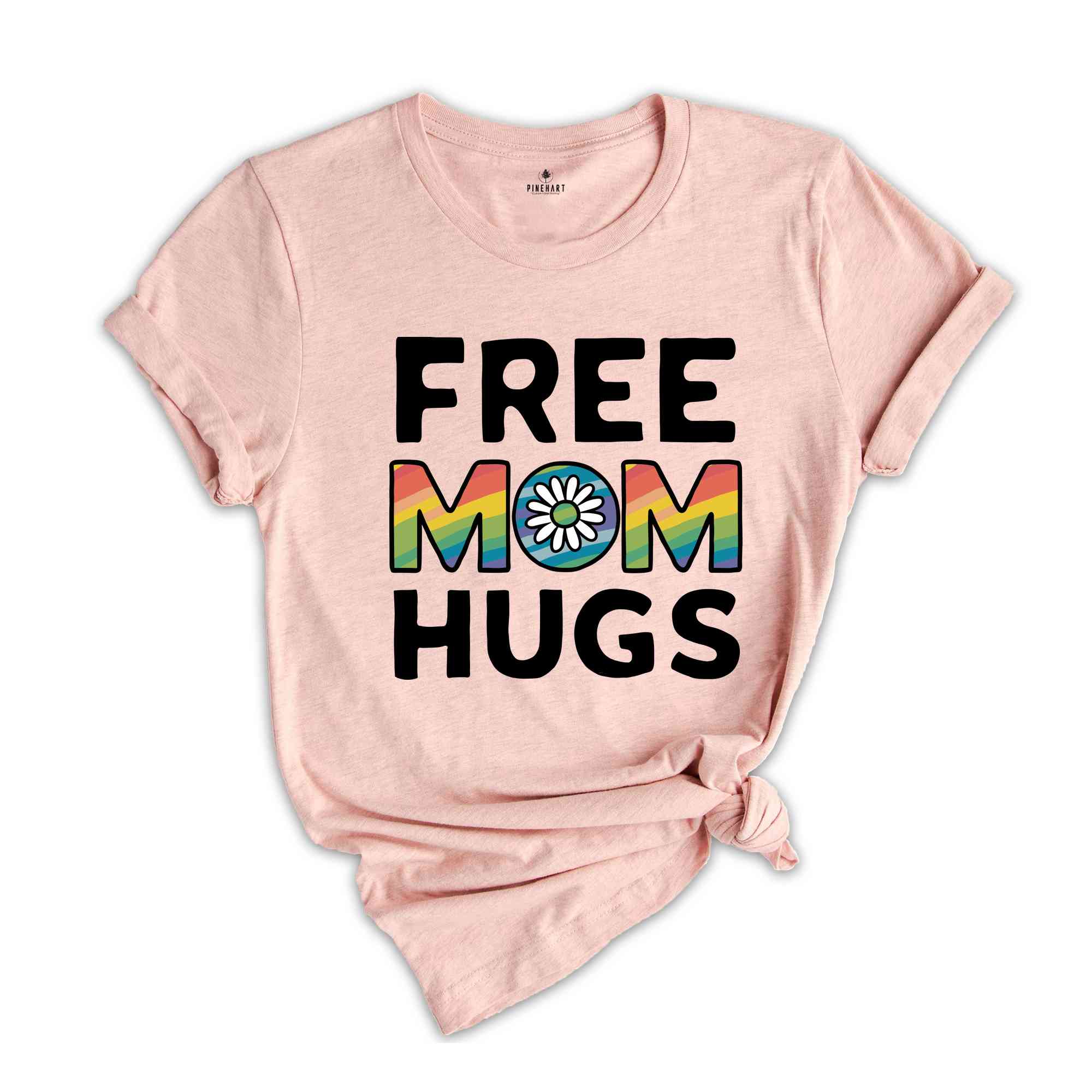 Free Mom Hugs Shirt, Love Is Love Shirt, Pride Flower Shirt, Equality Shirt, Queer Shirt, Funny Gay Pride , LGBT Pride Gift