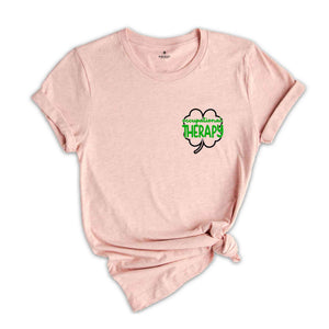 Pocket Occupational Therapy Shirt, Saint Patrick's Day Shirt, Four Leaf Clover Shirt, OT Shirt, Ot Lucky Shirt, Irish Shirt, Lucky Shirt