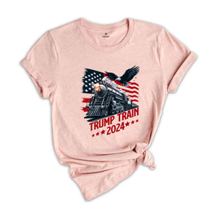 Trump Train 2024 Shirt, Funny Political T-Shirt, Donald Trump Shirt, Trump Legend Shirt, Funny Patriotic Tee