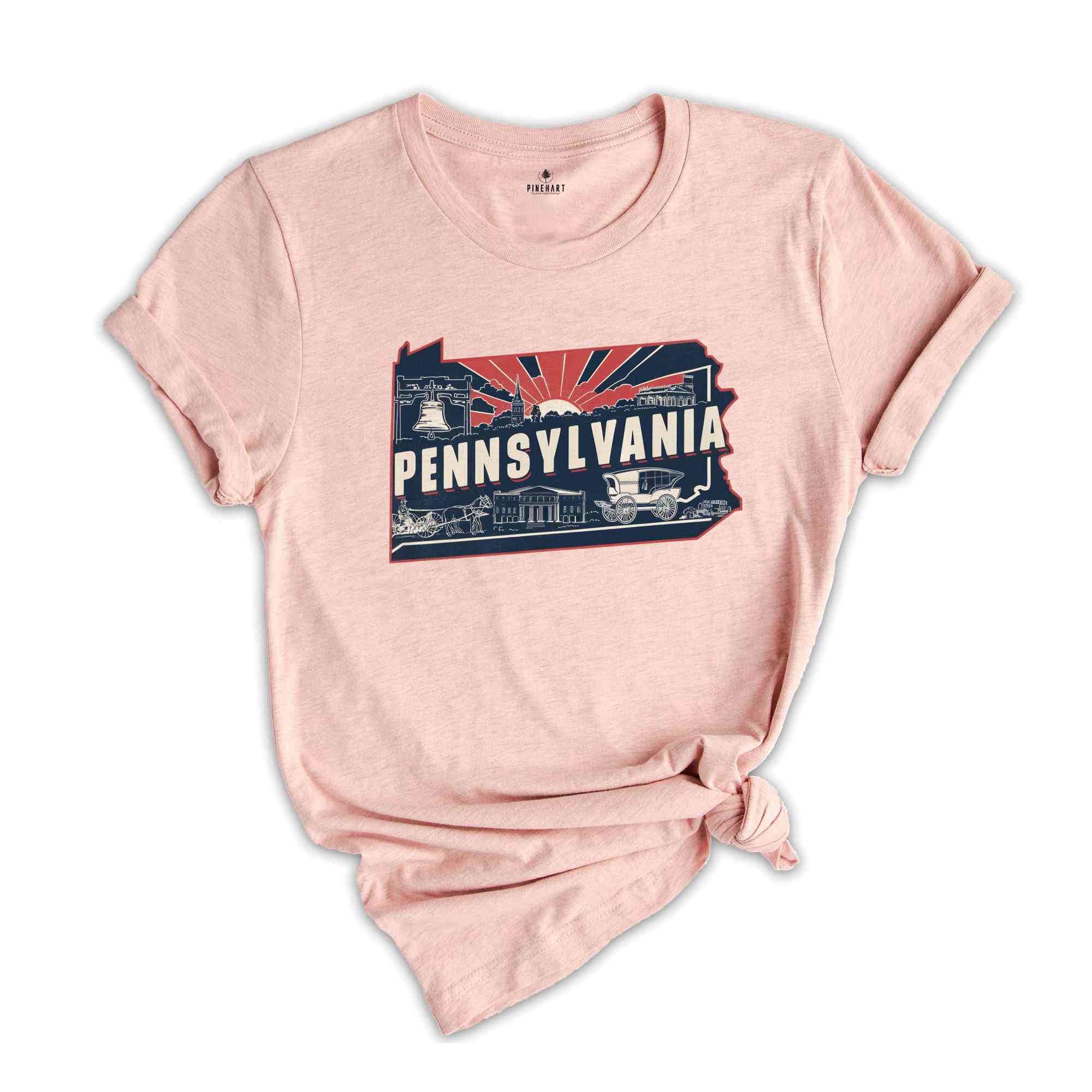 Retro State Of Pennsylvania Shirt, State Of Pennsylvania Shirt, State Shirt, Pennsylvania Lover Shirt, Family Trip Shirt, Travel Shirt