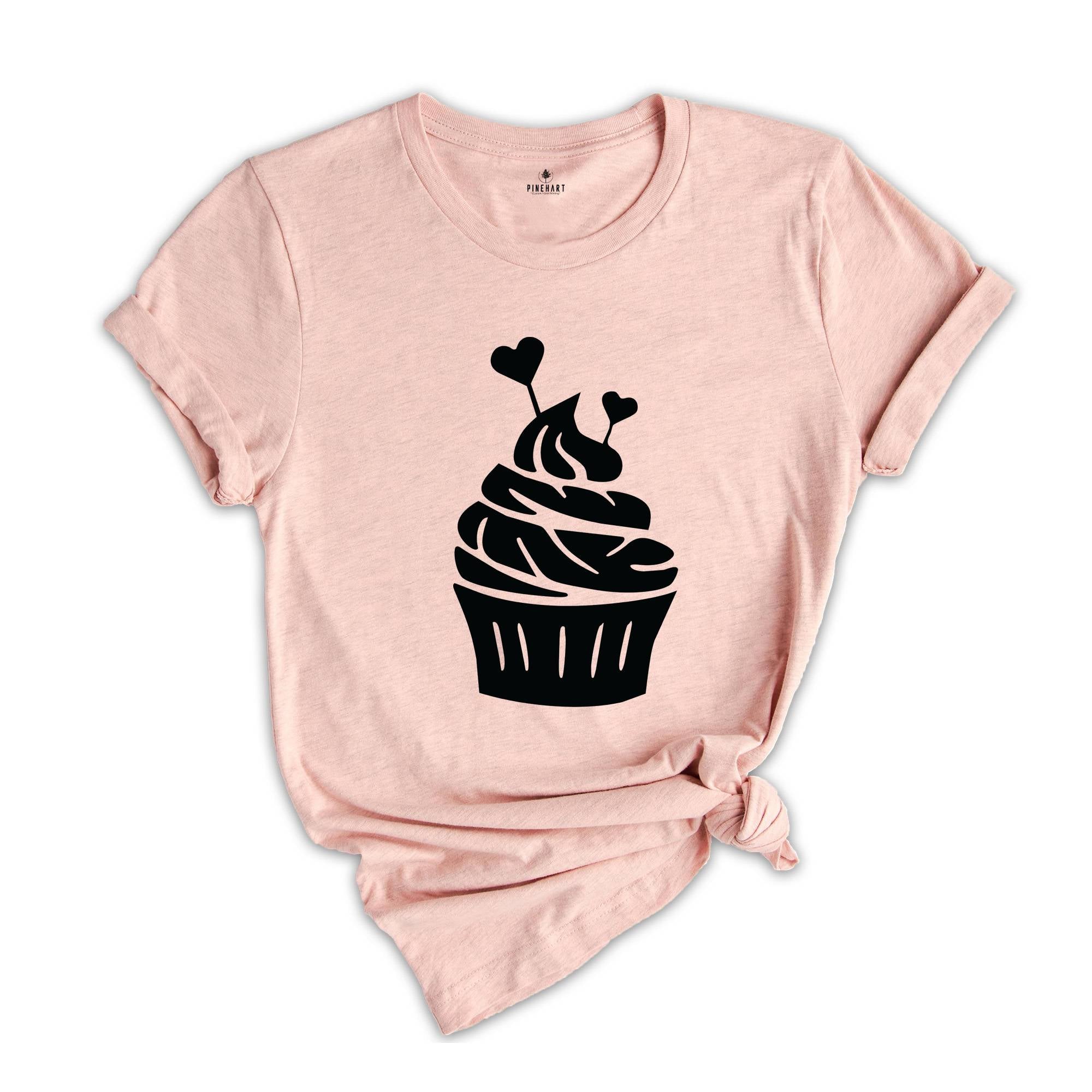 Cupcake Birthday Shirt, Cupcakes Shirt, Birthday Shirt, Valentine Cupcake Shirt, Chef Mom Shirt, Baker's Shirt, Cute Cake Tee