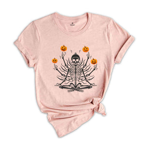 Skeleton Throwing Pumpkin Shirt, Halloween Shirt, Skeleton Shirt, Pumpkin Shirt, Sarcastic Shirt, Spooky Season Shirt