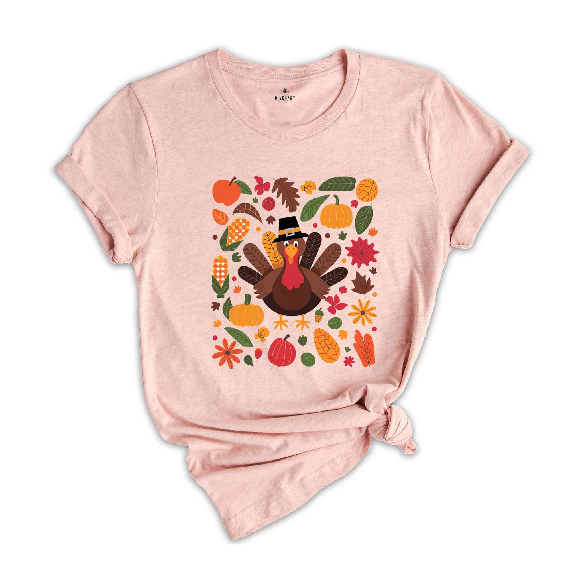 Pumpkin Thanksgiving Shirt, Gift For Christians, Thanksgiving Shirt, Boho Christian Shirt, Autumn Season Tee