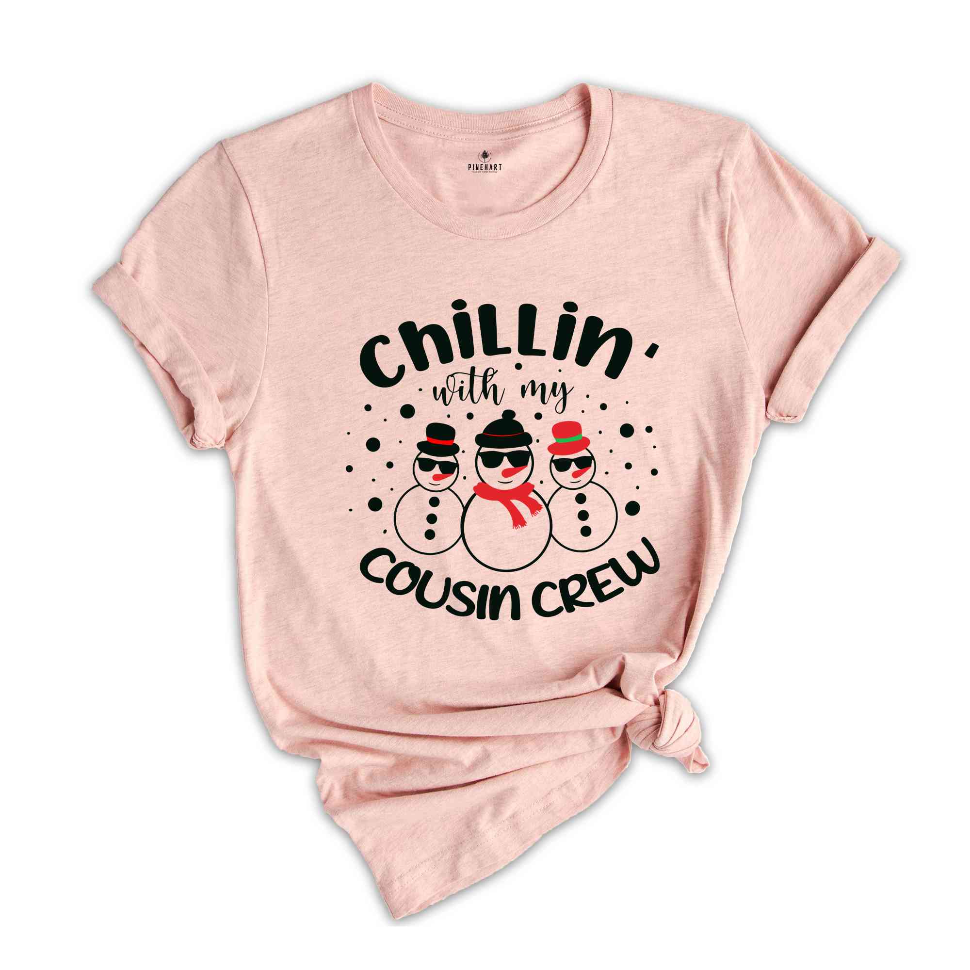 Chillin With My Cousin Crew, Cousin Crew Tee, Cousin Matching Shirt, Christmas Gift, Holiday Shirt, 2021 Christmas