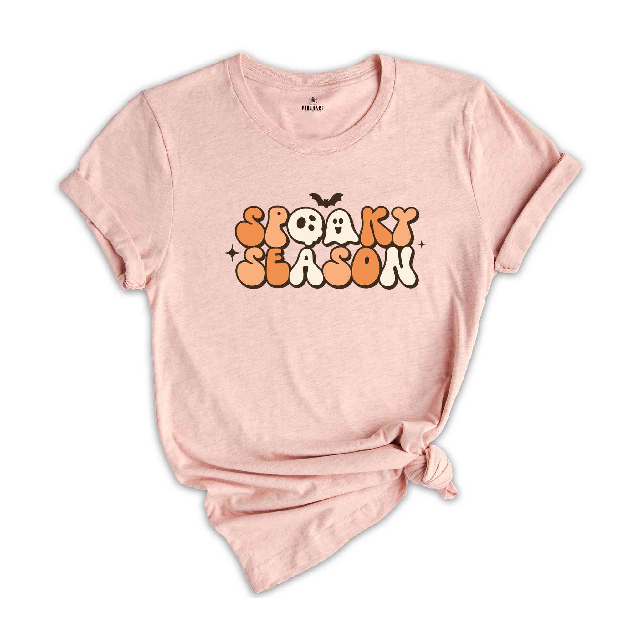 Retro Spooky Season Shirt, Spooky Season Shirt, Halloween Shirt, Fall Shirt, Trick Or Treat Shirt, Ghost Shirt, Skull Shirt, Bat Shirt