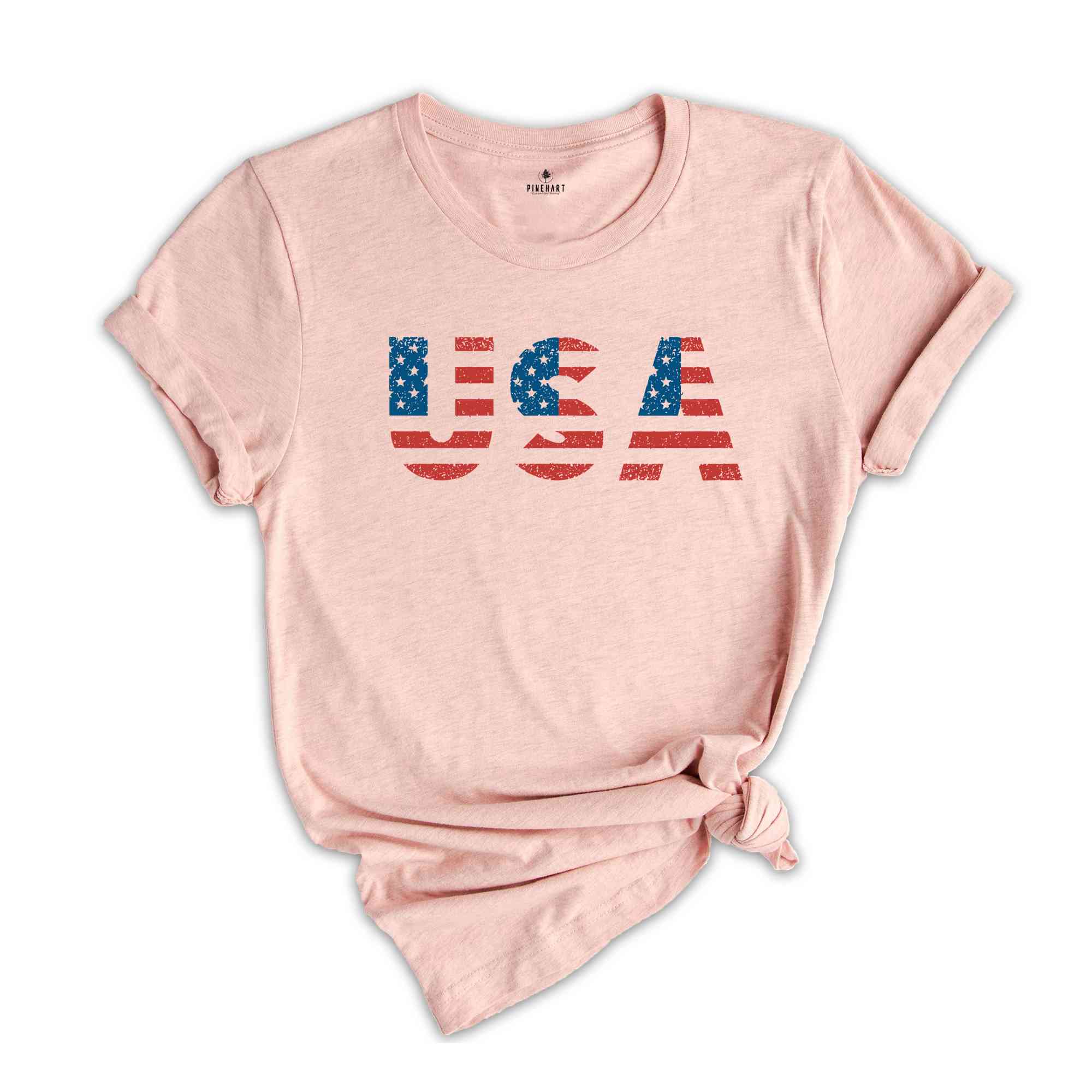 Retro USA T-Shirt, 4th of July Tee, American T-Shirt, Vintage American Shirt, Fourth Of The July Gifts